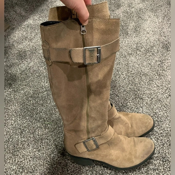 Kork's tan leather boots - Picture 3 of 5